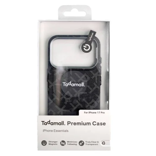 Tadamall Coque premium pour Apple iPhone 17 Pro - Motif Gris minéral