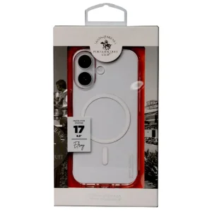 Coque de Protection Santa Barbara Polo & Racquet Club avec MagSafe pour Apple iPhone 17 - ''Elroy'' Transparent
