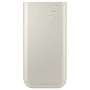 Samsung Powerbank - Batterie filaire de 20 000 mAh - Beige