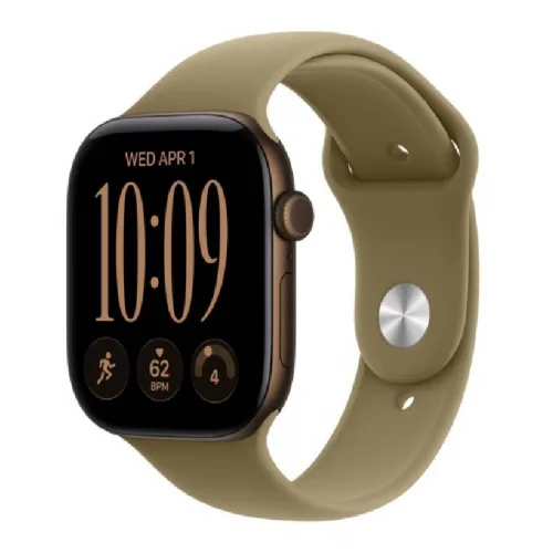 Apple Watch Series 12 GPS 42 mm en Aluminium - bronze sombre
