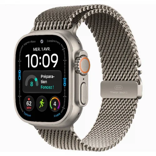 Apple Watch Ultra 4 Boîtier 49 MM en Titane (2026) - Naturel