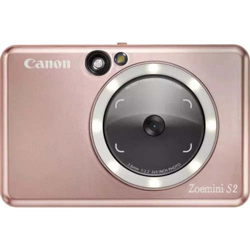 Appareil photo instantané de poche Canon Zoemini S2 - Rose doré Image 1