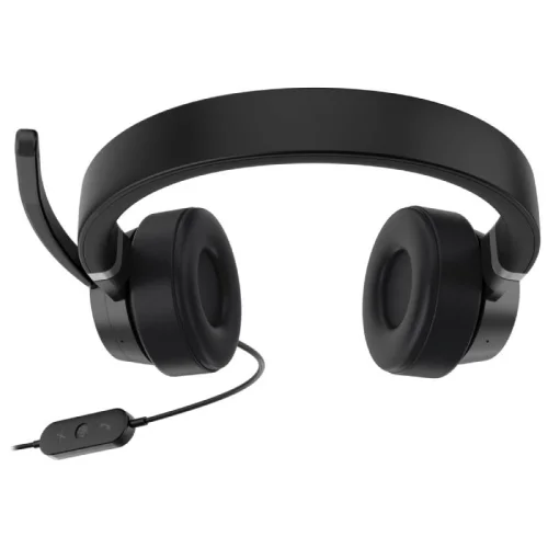 Micro-casque filaire Lenovo Go ANC - Noir Image 5