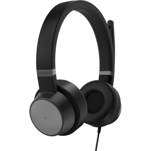 Micro-casque filaire Lenovo Go ANC - Noir Image 6