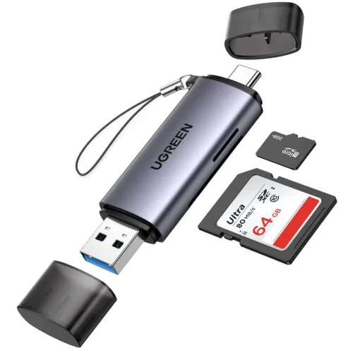 UGREEN Lecteur de Carte mémoire 2-en-1 USB-C/USB 3.0 Image 1