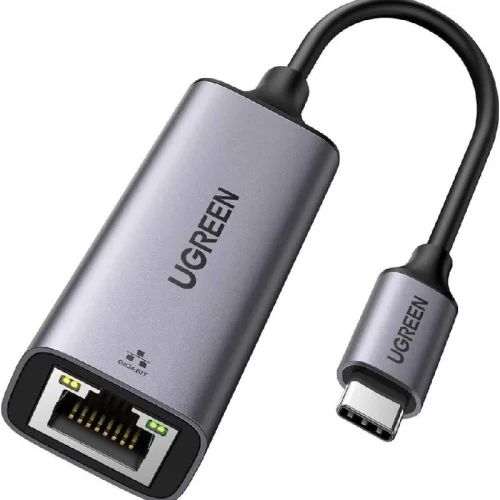 Ugreen Adaptateur Aliminium USB-C vers RJ45 1000Mbps Image 1