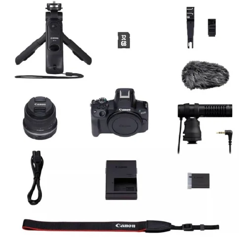 Appareil photo Canon EOS R50 + RF-S 18-45 MM CREATOR - Noir Image 4
