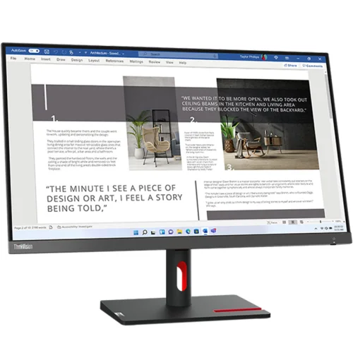 Moniteur professionnel Lenovo ThinkVision S27i-30 (27\