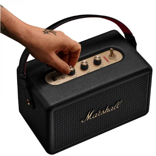 Marshall Kilburn III Enceinte Bluetooth Portable - Noir et Brass Image 1