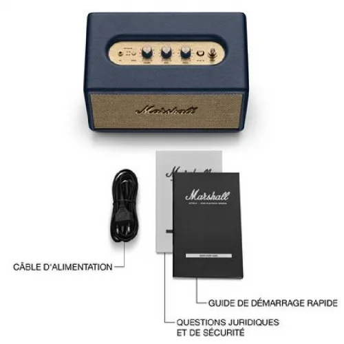 Marshall Acton III Enceinte Bluetooth résidentielle - Midnight Blue Image 3
