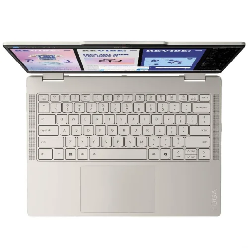 Ordinateur portable Lenovo Yoga 7i 2-in-1 Gen 10 (Intel® Core Ultra 7 258 V/32Go/1To SSD/14\'\'/2,8K/OLED) Édition Silicone Vegan Leather Image 1