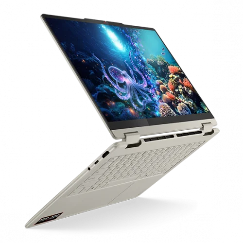 Pc portable Lenovo Yoga 7 2-in-1 Gen 10 (AMD Ryzen™ AI 5 340/16Go/512Go SSD/14\'\'/OLED/Convertible/Tactile) - Seashell Image 9