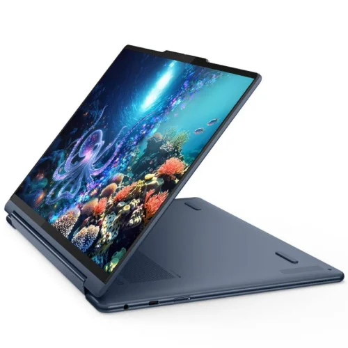 Pc portable Lenovo Yoga 9 14\'\' Aura Edition 2-in-1 (Intel® Core™ Ultra 7 258V/32Go/1To SSD/14\'\'/4K/OLED/Tactile) - Bleu cosmique Image 4