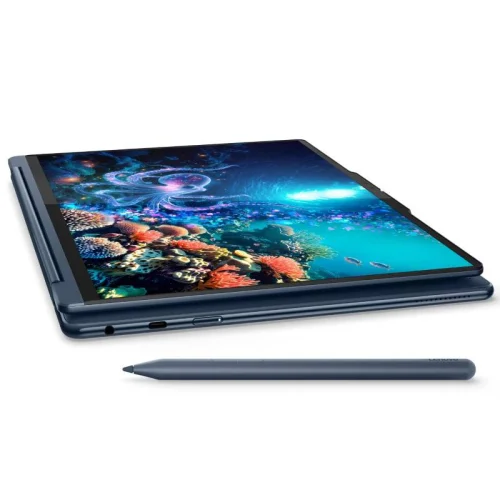Pc portable Lenovo Yoga 9 14\'\' Aura Edition 2-in-1 (Intel® Core™ Ultra 7 258V/32Go/1To SSD/14\'\'/4K/OLED/Tactile) - Bleu cosmique Image 9