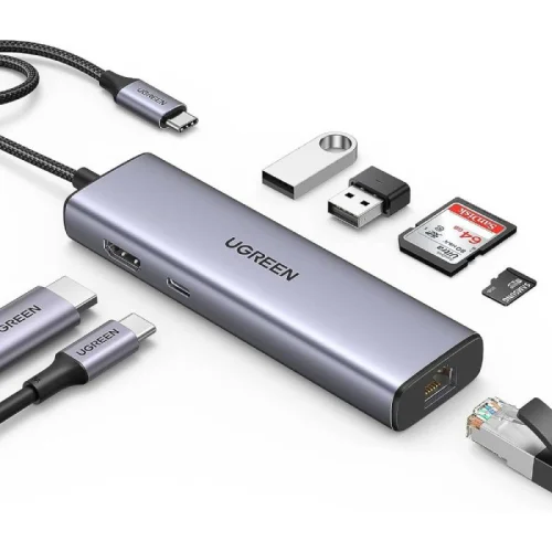 Ugreen Adaptateur USB-C Multiport 7 en 1 (HDMI 4K) Image 3