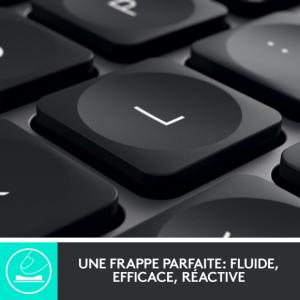 Clavier rétroéclairé sans fil Bluetooth avancé Logitech MX Keys Plus - Graphite Image 7