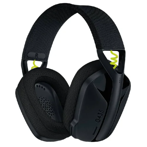 Logitech casque gaming sans fil G435 - Noir et Jaune fluo Image 2