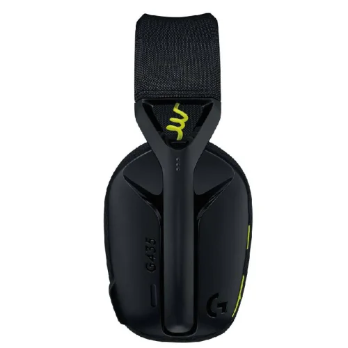 Logitech casque gaming sans fil G435 - Noir et Jaune fluo Image 4