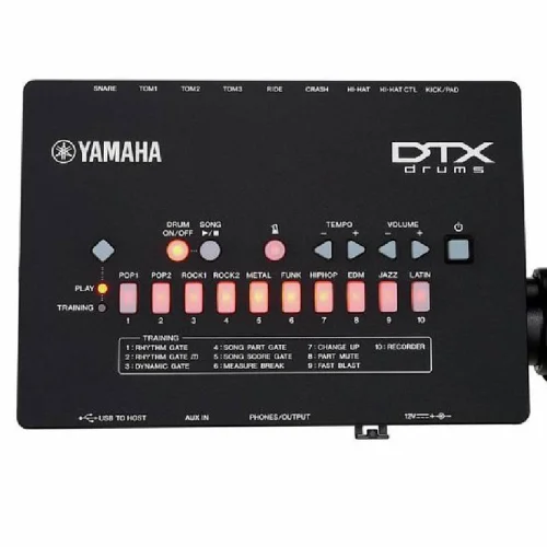 YAMAHA BATTERIE ELECTRONIQUE DTX432K - Noir Image 4
