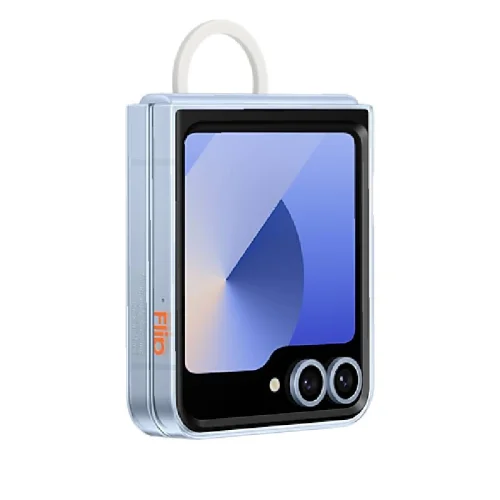 Samsung Étui avec anneau pour Galaxy Z Flip6 - Transparent Image 1