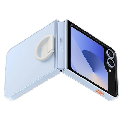Samsung Étui avec anneau pour Galaxy Z Flip6 - Transparent Image 2