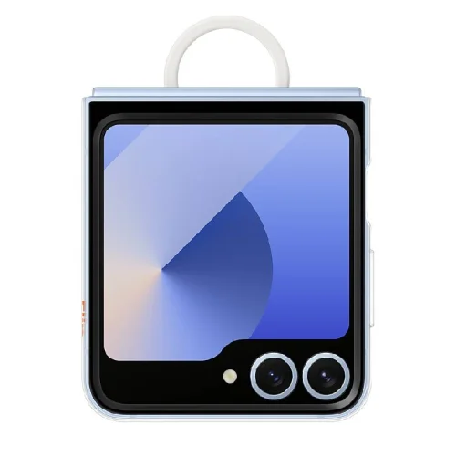 Samsung Étui avec anneau pour Galaxy Z Flip6 - Transparent Image 3