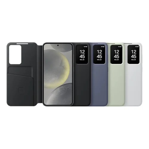 Samsung Étui Smart View avec porte-carte pour Galaxy S24 - Violet Image 2