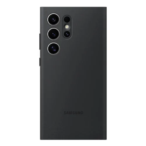 Samsung Étui Smart View avec porte-carte pour Galaxy S24 Ultra - Noir Image 3