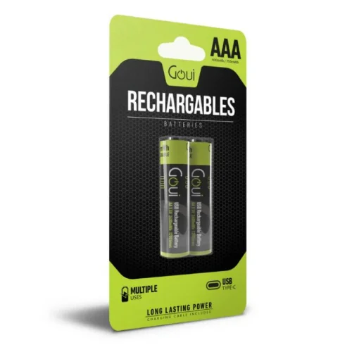 Goui Piles Rechargeables avec port Type-C AAA (2 pièces) Image 2