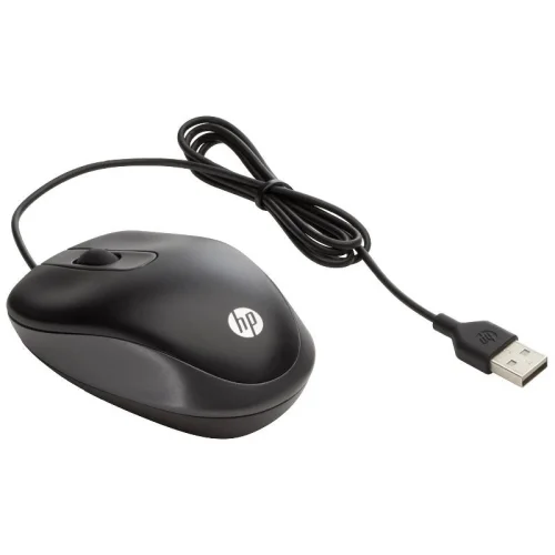 HP Souris filaire Voyage USB - Noir Image 1