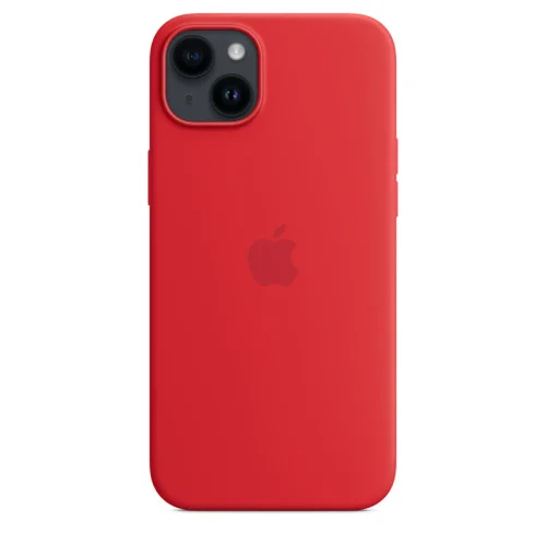 Apple Coque en silicone avec MagSafe pour iPhone 14 Plus - Rouge Image 1