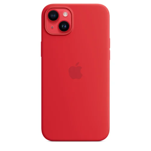 Apple Coque en silicone avec MagSafe pour iPhone 14 Plus - Rouge Image 4