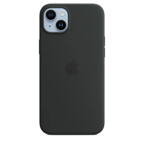Apple Coque en silicone avec MagSafe pour iPhone 14 Plus - Minuit Image 2