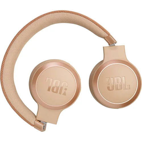 Casque sans fil supra-auriculaire avec Réelle Réduction de Bruit Adaptative JBL Live 670NC - Sandstone Image 1