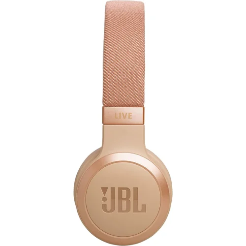 Casque sans fil supra-auriculaire avec Réelle Réduction de Bruit Adaptative JBL Live 670NC - Sandstone Image 4