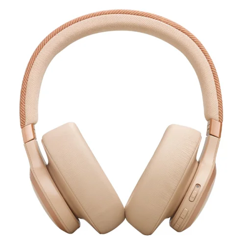 Casque sans fil circum-auriculaire avec Réelle Réduction de Bruit Adaptative JBL Live 770NC - Sand Image 1