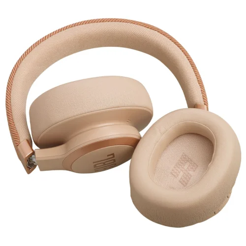 Casque sans fil circum-auriculaire avec Réelle Réduction de Bruit Adaptative JBL Live 770NC - Sand Image 2