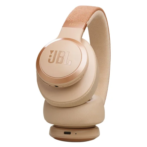 Casque sans fil circum-auriculaire avec Réelle Réduction de Bruit Adaptative JBL Live 770NC - Sand Image 3