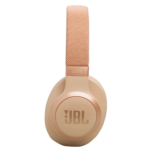 Casque sans fil circum-auriculaire avec Réelle Réduction de Bruit Adaptative JBL Live 770NC - Sand Image 4