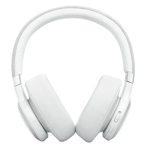 Casque sans fil circum-auriculaire avec Réelle Réduction de Bruit Adaptative JBL Live 770NC - Blanc Image 2