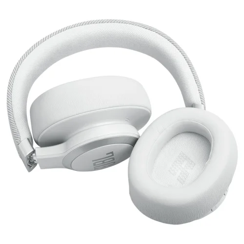 Casque sans fil circum-auriculaire avec Réelle Réduction de Bruit Adaptative JBL Live 770NC - Blanc Image 4