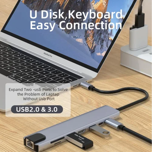 Adaptateur multiport USB-C 8 en 1 Image 4