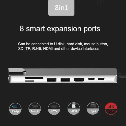 Adaptateur multiport USB-C 8 en 1 Image 6