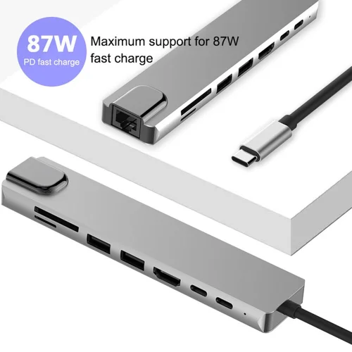 Adaptateur multiport USB-C 8 en 1 Image 12