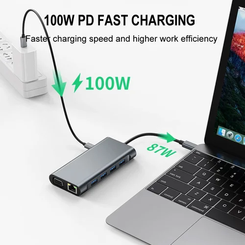 Adaptateur multiport USB-C 11 en 1 Image 2