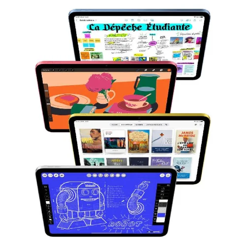 Apple iPad 11\'\' Puce A16 - 2025 - (256Go/WIFI) - Bleu Image 3