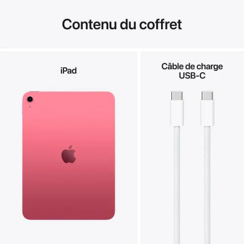 Apple iPad 11\'\' Puce A16 - 2025 - (128Go/WIFI - Cellular) - Rose Image 1