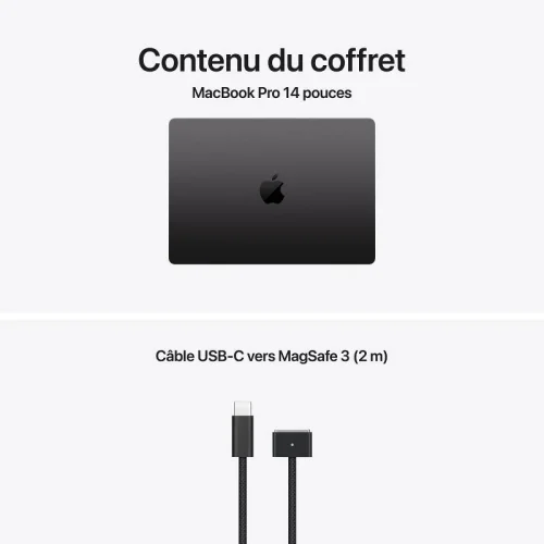 Apple MacBook Pro 14\'\' Puce M5 (10CPU/10GPU/16Go/1To SSD) - Noir sidéral Image 4