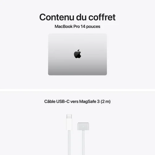 Apple MacBook Pro 14\'\' Puce M5 (10CPU/10GPU/16Go/1To SSD) - Argent Image 3