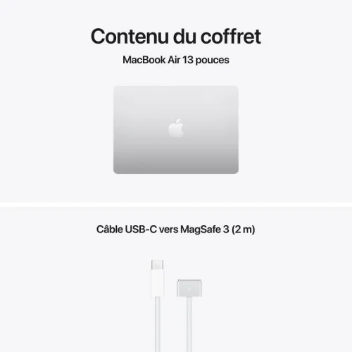 Apple MacBook Air 13\'\' Puce M5 (10CPU/8GPU/16Go/512Go SSD) - Argent Image 4